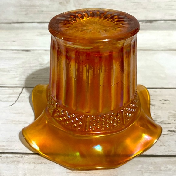 Vintage Northwood Marigold Hat Carnival Glass - Picture 6 of 9